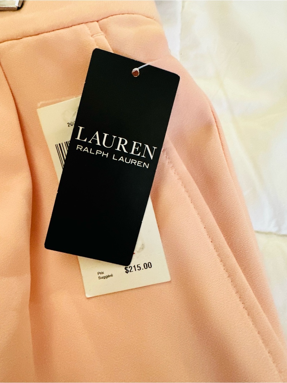 NWT Ralph Lauren Pleated High-Waist Wide-Leg Pants - Blush Pink 12 - Picture 2 of 10